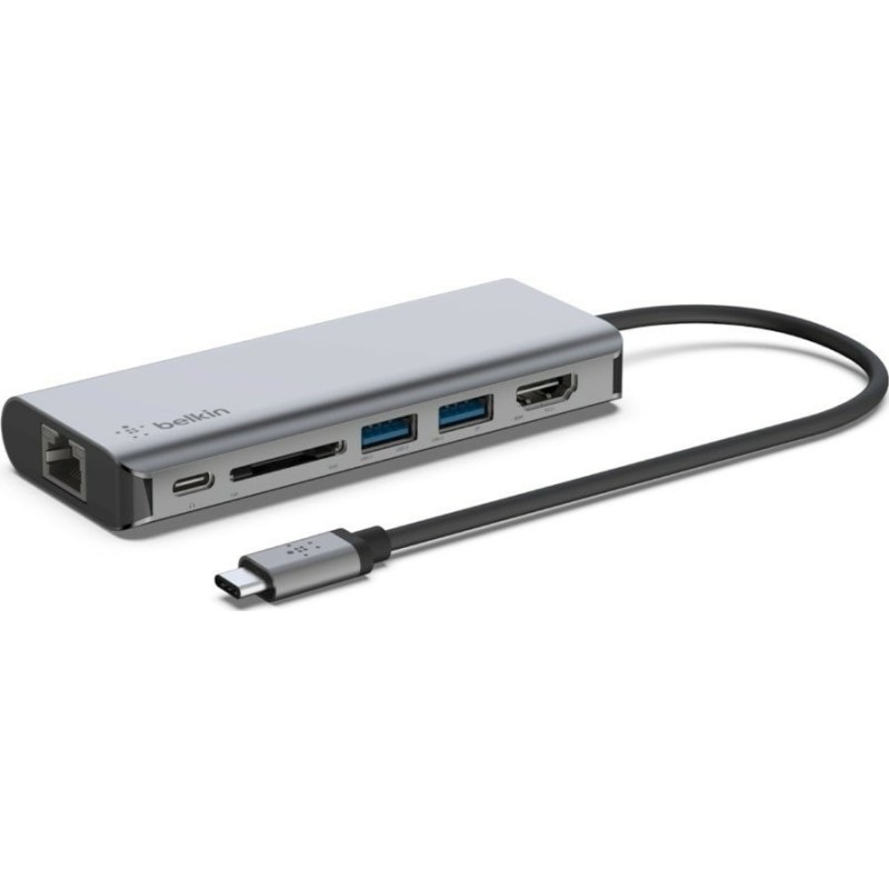 Belkin USB-C 6-in-1 Hub - AVC008BTSGY