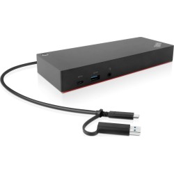 Lenovo laptop dock & poortreplicator Bedraad Zwart - 40AF0135EU