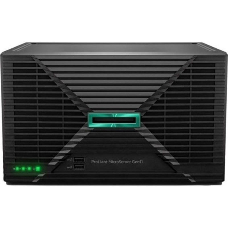 HPE ProLiant MicroServer Gen11 6325P 3.5GHz 4c 1P 1x32GB-U 4LFF-NHP 2x4TB HDD 1x180W PS EU server Ultra Micro Tower DDR5-SDRAM 180 W - P87455-425
